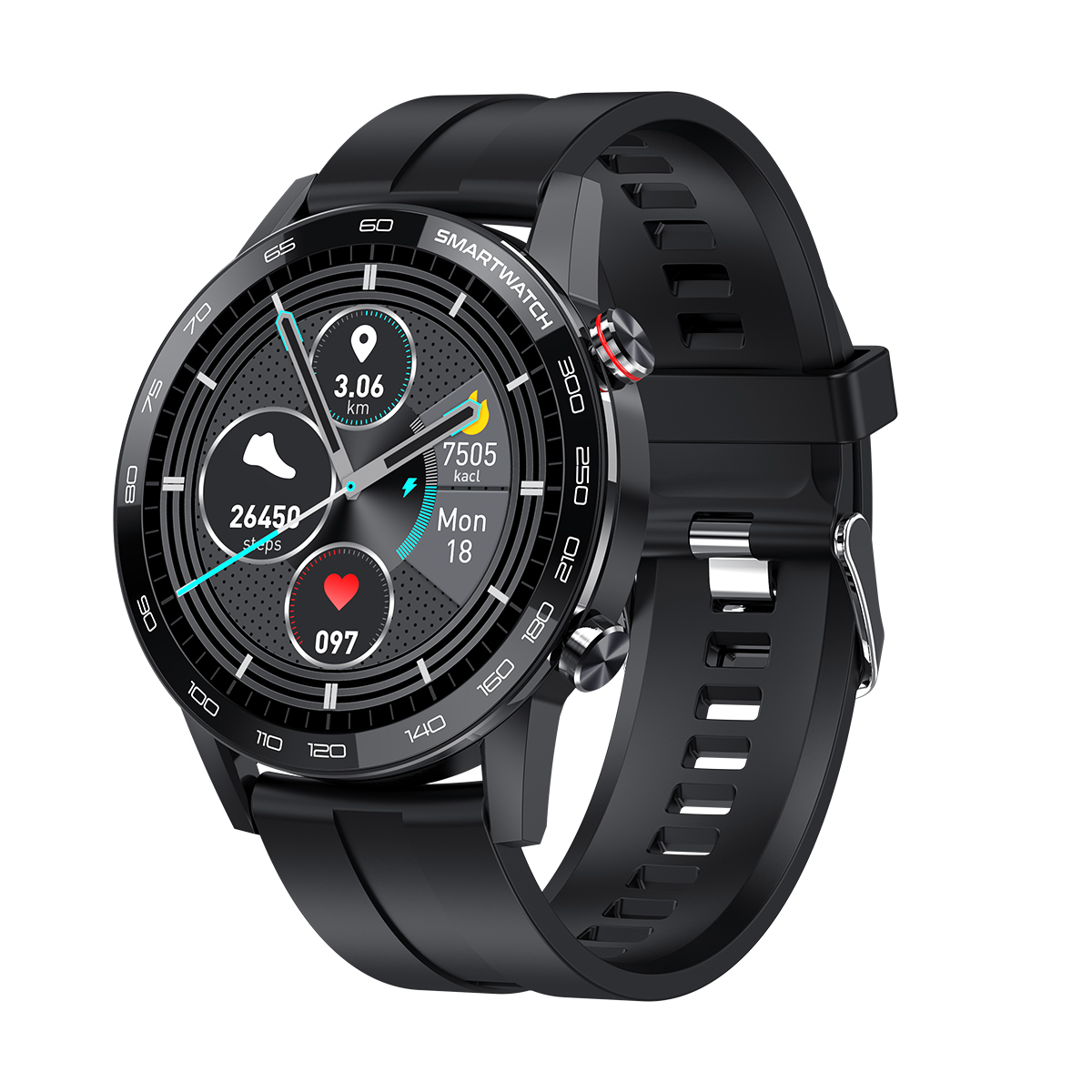 ZEGAREK SMARTWATCH L16 PULSOKSYMETR EKG HD POLSKIE MENU - obrazek 5
