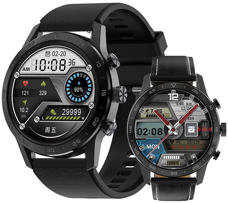 ZEGAREK SMARTWATCH DT70 PULS EKG ROZMOWY 2 PASKI PL MENU