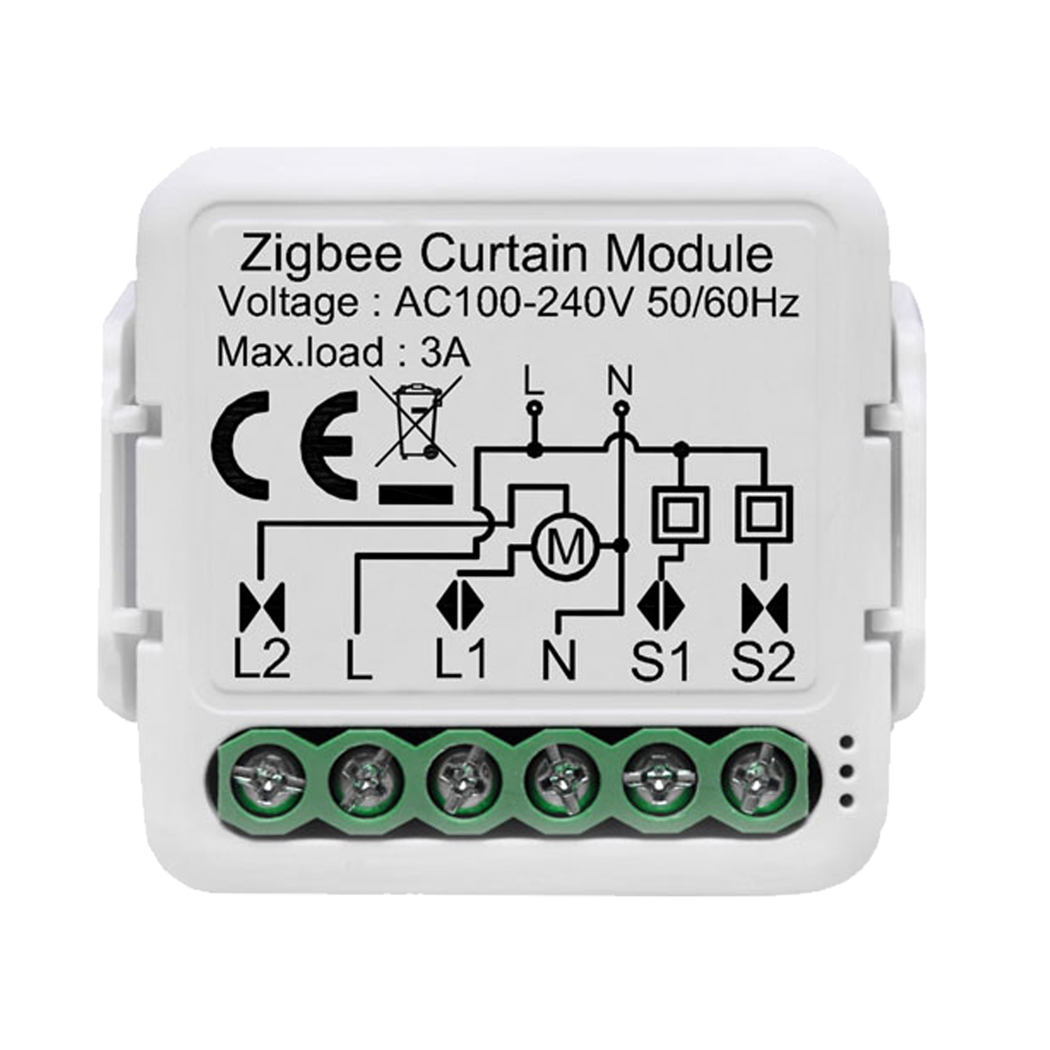DOPUSZKOWY STEROWNIK ROLET ZIGBEE 3.0 TUYA SMART HOME 3A